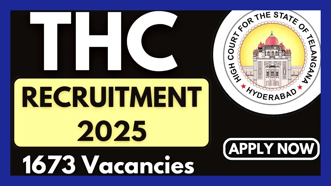Telangana High Court Recruitment 2025